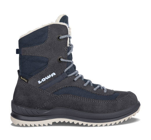 Lowa Winterstiefel Ella GTX (Veloursleder, wasserdicht) navy/eisblau Mädchen